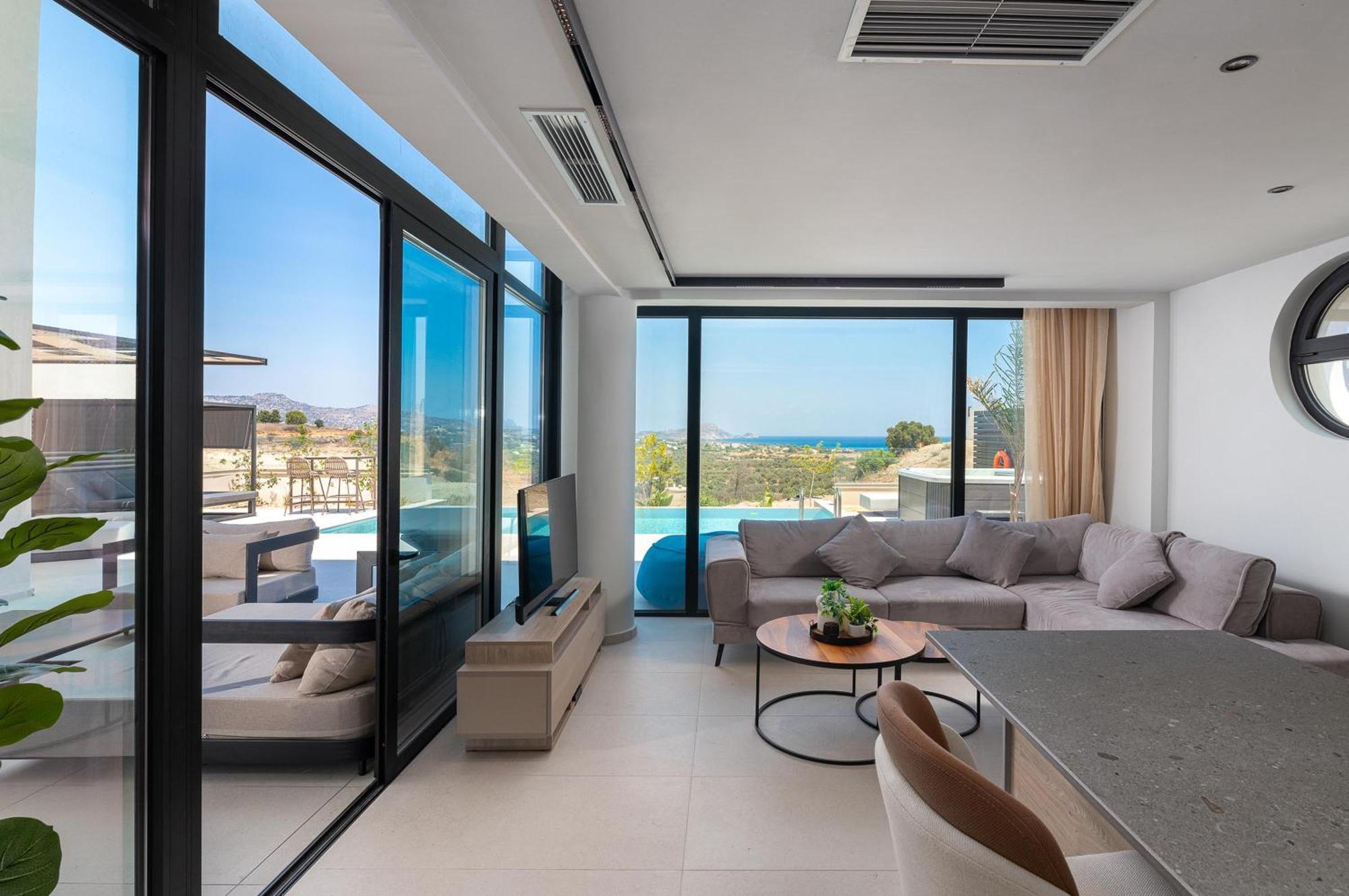 Trapezia Luxury Living Villa Kolymbia Exteriör bild