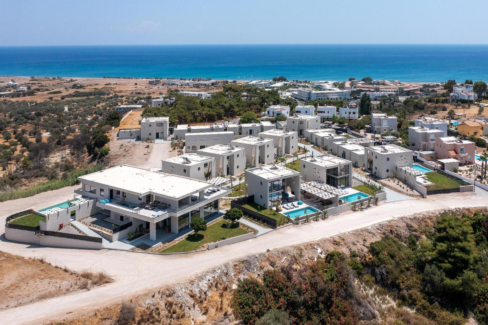 Trapezia Luxury Living Villa Kolymbia Exteriör bild